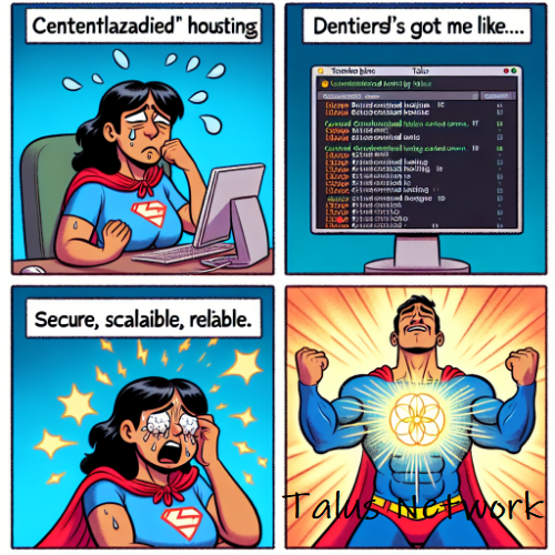 georgealex5520's tweet image. #TalusNetwork #DecentralizedHosting #CryptoMeme        @TalusNetwork