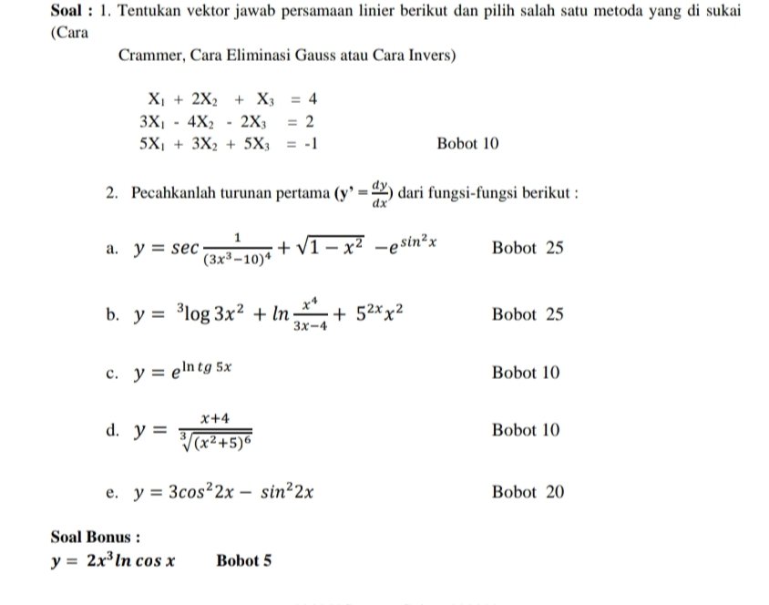xnndapril's tweet photo. hari gini masih ada jasa joki ga? ujian mtk sekitar 6 soal, detail soal di foto
#zonauang #jokimtk https://t.co/8DHn932Iln