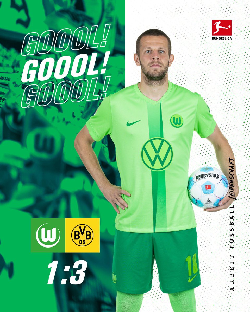 VfLWolfsburg_PT's tweet image. ⌚️ 58&apos; | VAMOS EM BUSCA DA REAÇÃO! 🐺💚🤍🔥

#WOBBVB 1️⃣-3️⃣

🟢⚪️ #VfLWolfsburg