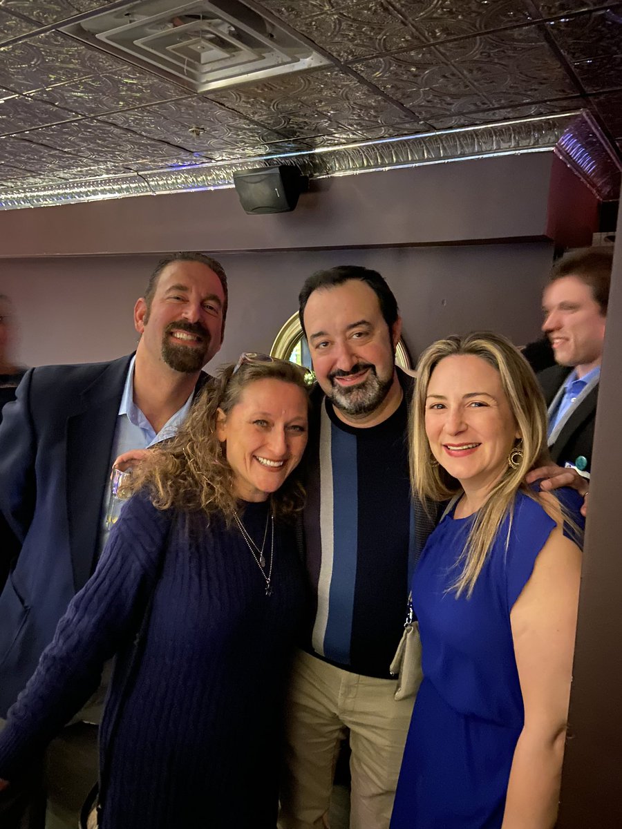 JewishDemsNJ's tweet photo. Had ourselves a Hanukkah party! Congrats to Asm @BenjieWimberly on receiving our first ever Mensch of the Year Award and Asm @GarySchaerNJ on receiving our first ever Maccabee of the Year award! What a fun party! Happy Hanukkah to all! https://t.co/k33AiQU95r