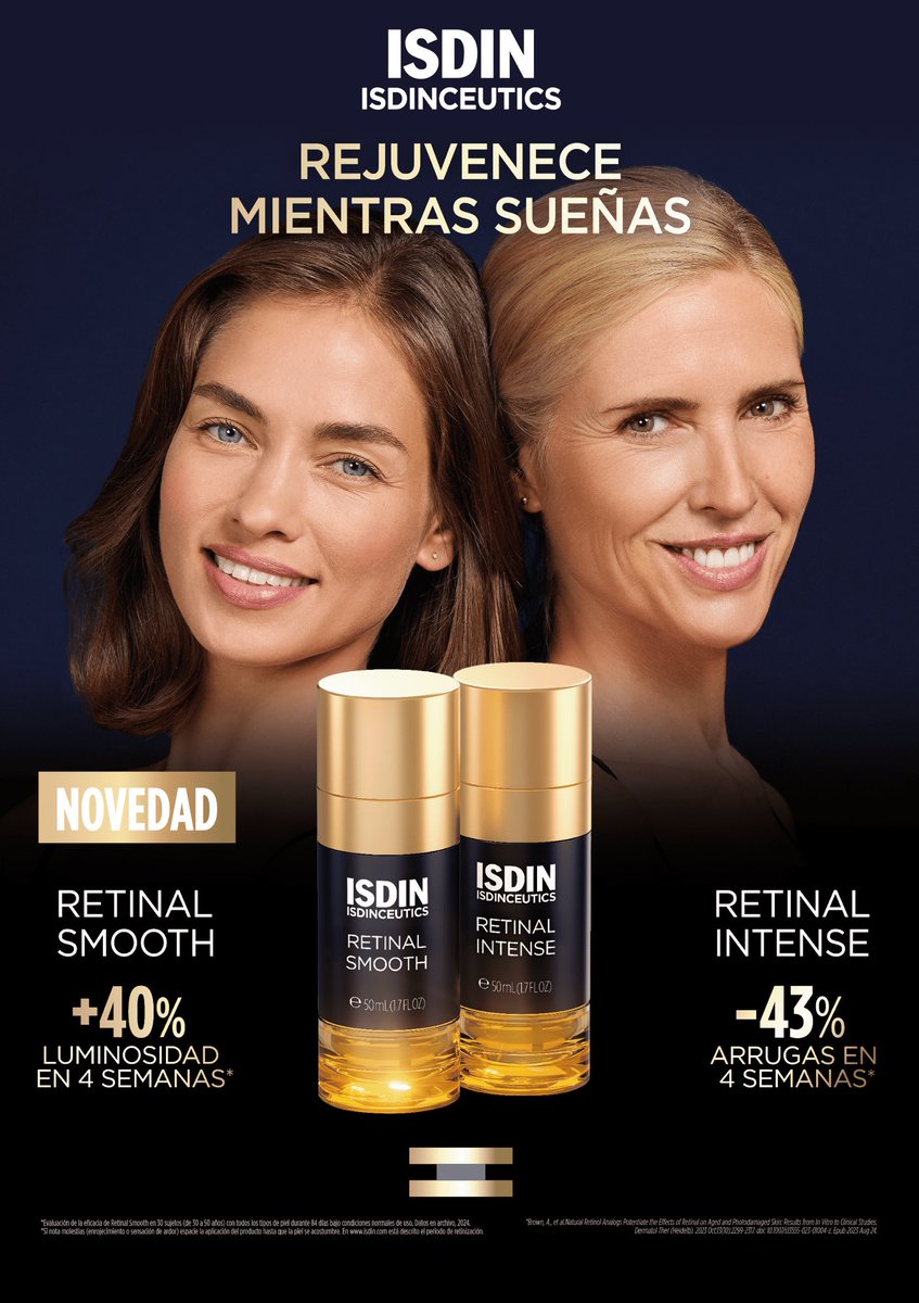 andreuska95's tweet photo. ¿Un sérum de noche que te ayuda a rejuvenecer mientras sueñas? Retinal Intense es el sérum que querrás incorporar en tus rutinas de noche. Su fórmula, con retinaldehído, ayuda a reducir las arrugas y líneas de expresión en un 43%*. Te animas a probarlo? https://t.co/va2YeE47Ob