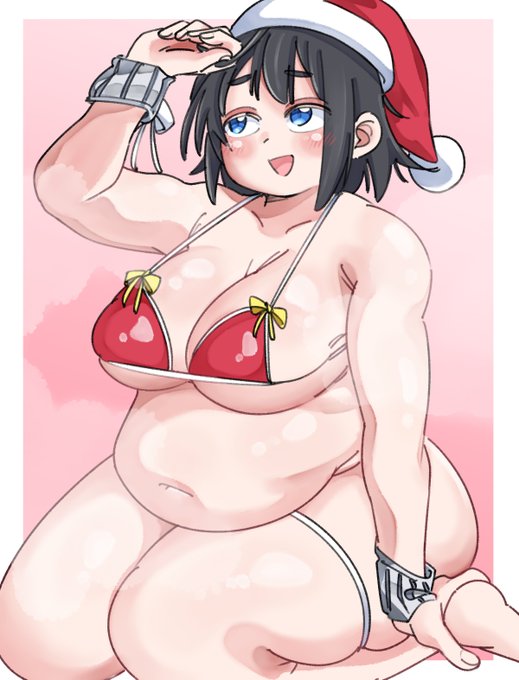 今のうちに、むちむちなクリスマス絵描いた。 