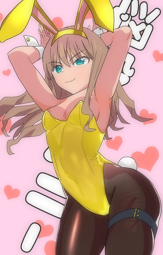 #バニーガール貼って元気づけてください 