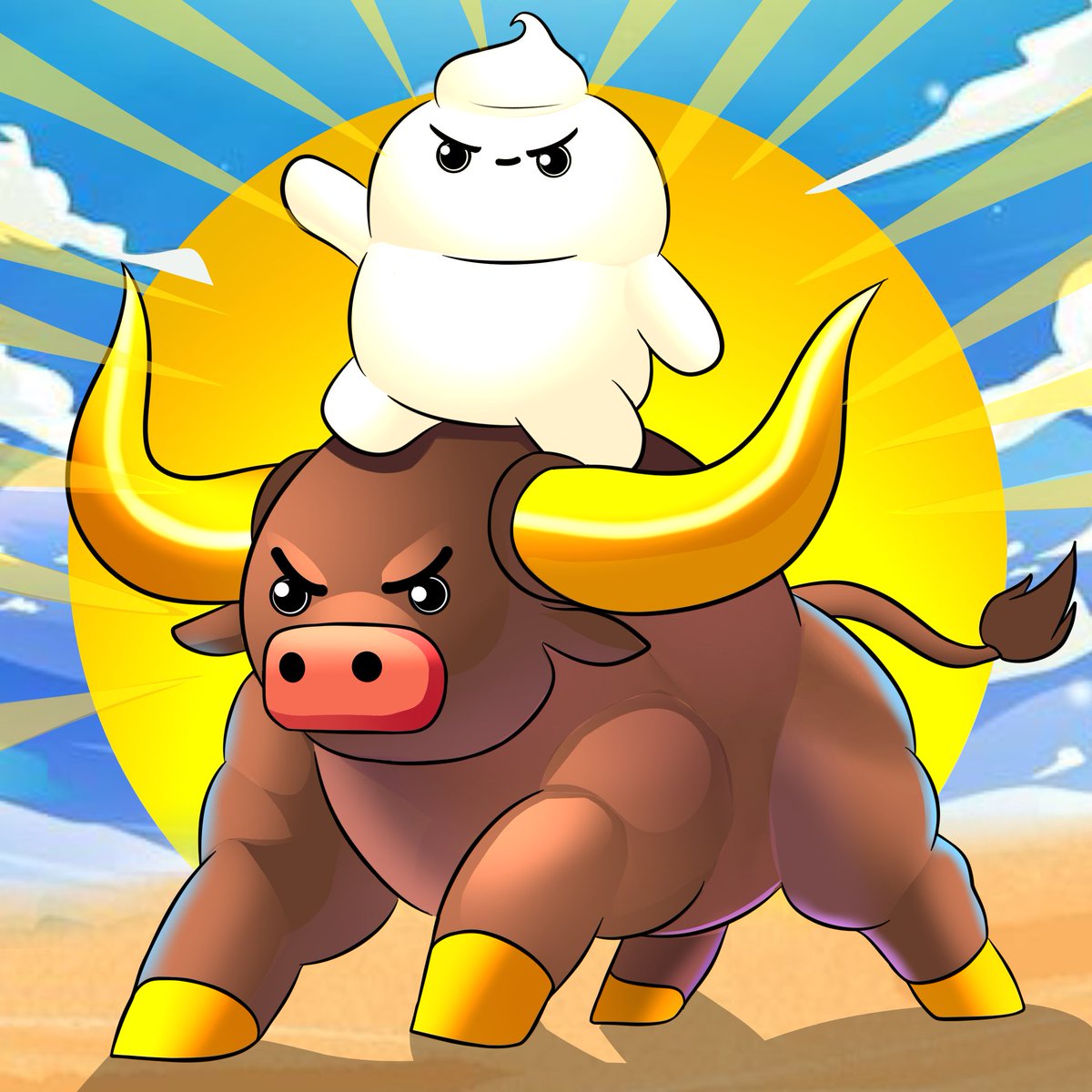 Pluff’s riding the bull, and this marshmallow isn’t just squishy—it’s bullish AF! 🐂🚀 Still early, still flying under the radar, and ready to become the next 1000x legend.

Don’t be the one chasing Pluff when it’s already moon-bound. Get in while the squish is fresh! 🌙🔥