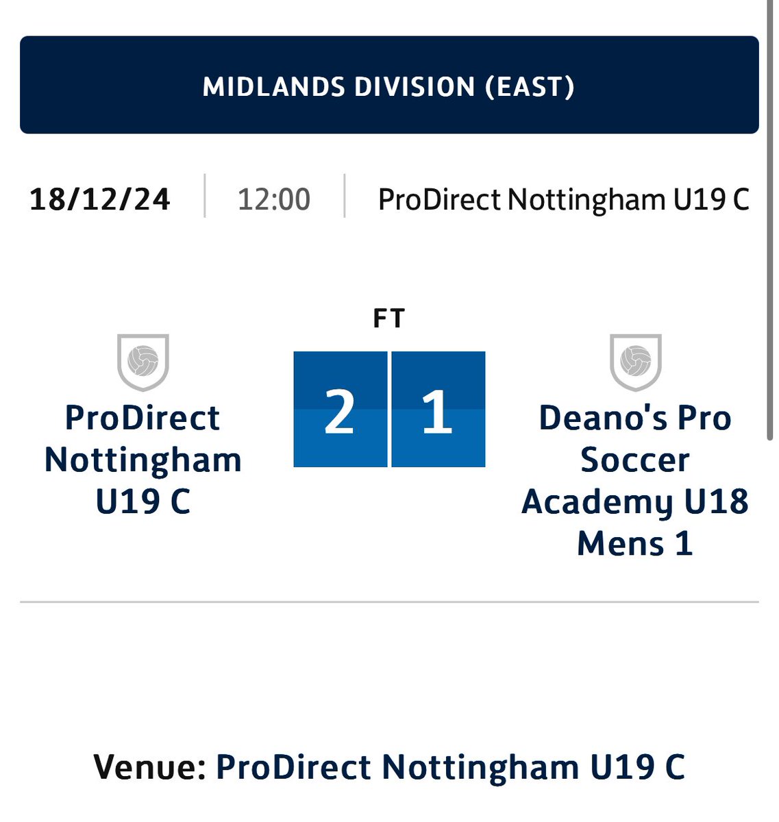 PDA__Nottingham's tweet photo. The C team hosted @DeanosPro on wednesday and coming out as winners in a 2-1 win ❤️🖤

2 penalty conversions from Nayte Kyle and Ka’son Marshall https://t.co/aivQL9Qgpd
