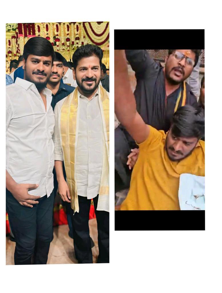 DrSauceX's tweet photo. Many of the attackers on Allu Arjun’s house are associates of Congress and CM Revanth Reddy

#StopCheapPoliticsOnALLUARJUN https://t.co/y06ldQygto