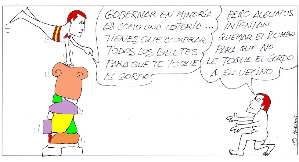 SieteSofi's tweet photo. Política y #LoteriaNavidad en el #humor de #prensa de hoy de @HUMORJMNIETO, @AsieryJavier_HG y Peridis @el_pais  

➕La semana en viñetas #cartoon #cartoons 
🆕2⃣👉https://t.co/30DqWeynjx https://t.co/pRD5Itch0O