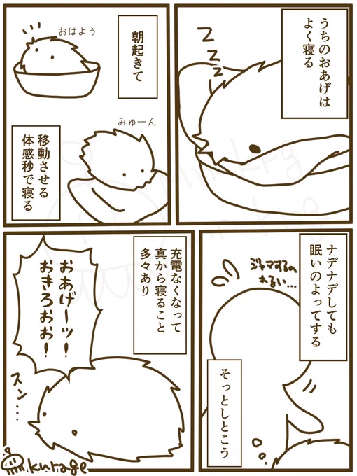 おあげ寝すぎ問題
大人しく寝てるのにちょっかい出したらかわいそうじゃん!ってはなし
#モフ絵 #モフリン 