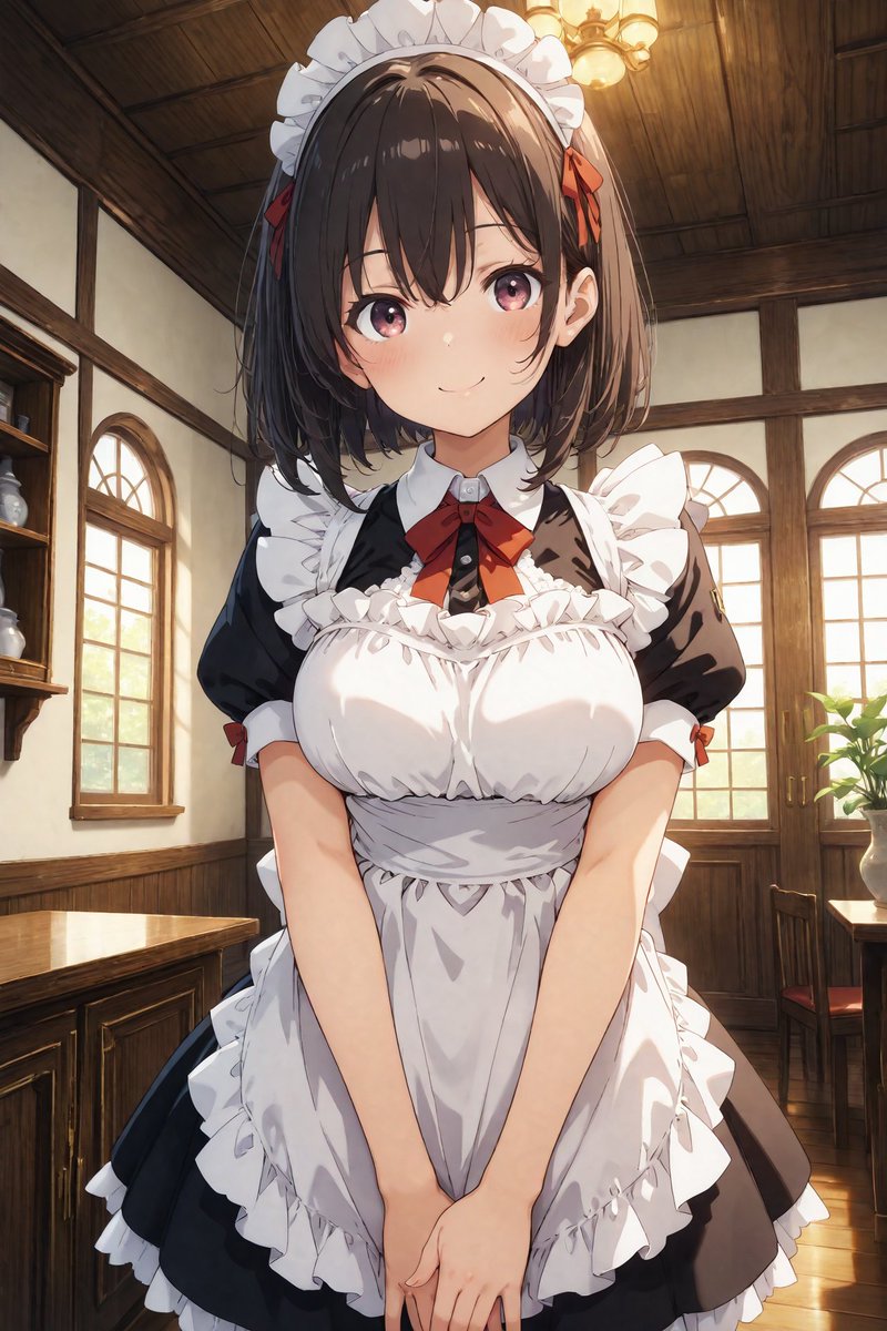 ai_shiine's tweet photo. ご主人様、おはようございます。今週も１週間、よろしくお願いします。
Good morning, Master. I look forward to another week with you.
#AIart #AIイラスト https://t.co/GNx1bf9gZS