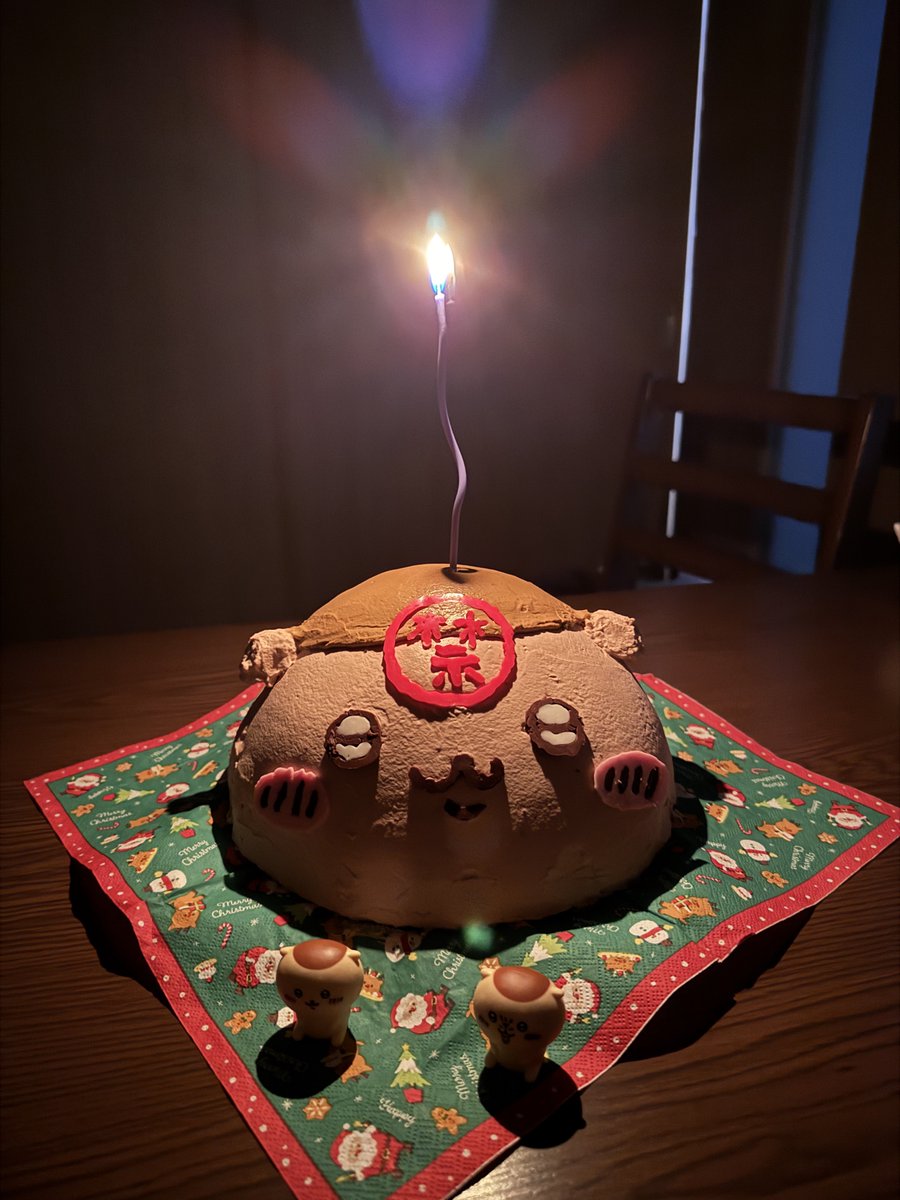 妻が作りました
禁酒くりまんじゅうケーキ