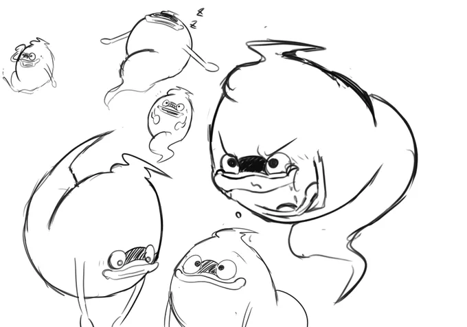 別垢であげてた落描きよければ見て 