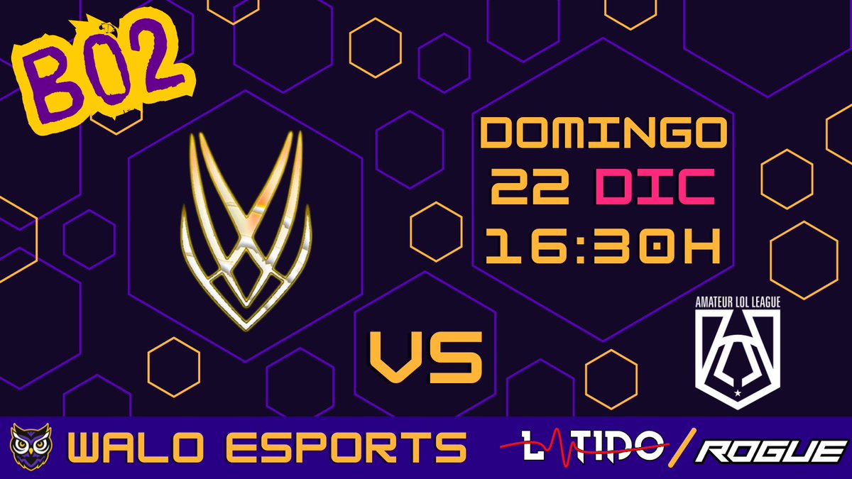 WaloESP's tweet photo. 🚨MATCHDAY🚨
¿OÍS ESO? 🔥 ¡Son #WaloEsports y #Mini listos para darlo todo! 🙌🏻 
📅 22/12 
ALL 1ª División J4 
🆚 #5GY 
🕓 16:30 
📜 BO2

LEA Formato Suizo 2024 J9
🆚 #FXEsportsBarcelona
🕡 18:30
📜 BO5 
🔗 ¡No te lo pierdas, nuestros equipos están listos para el espectáculo! 😈 https://t.co/CDmFSSIsMV