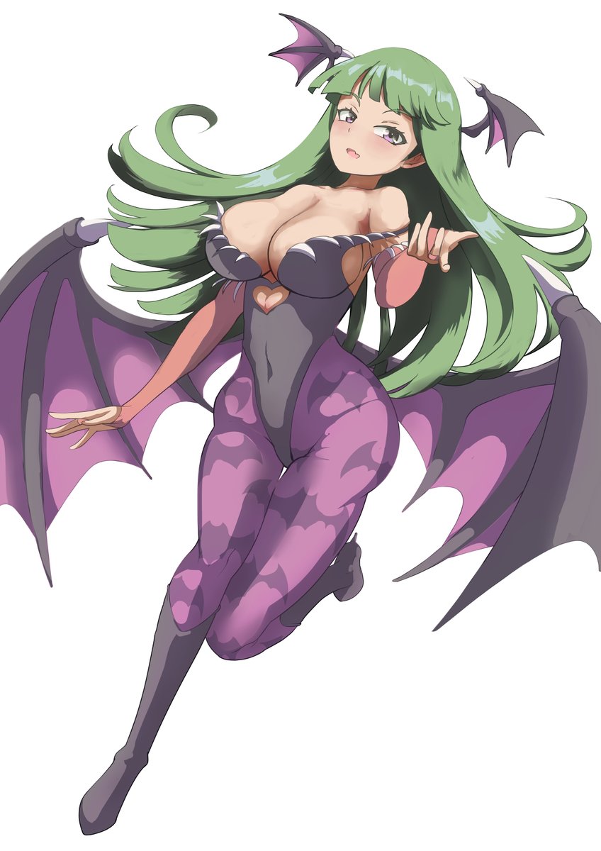 モリガン「今日の練習終わりです#ヴァンパイア #モリガン 」|酸性のイラスト