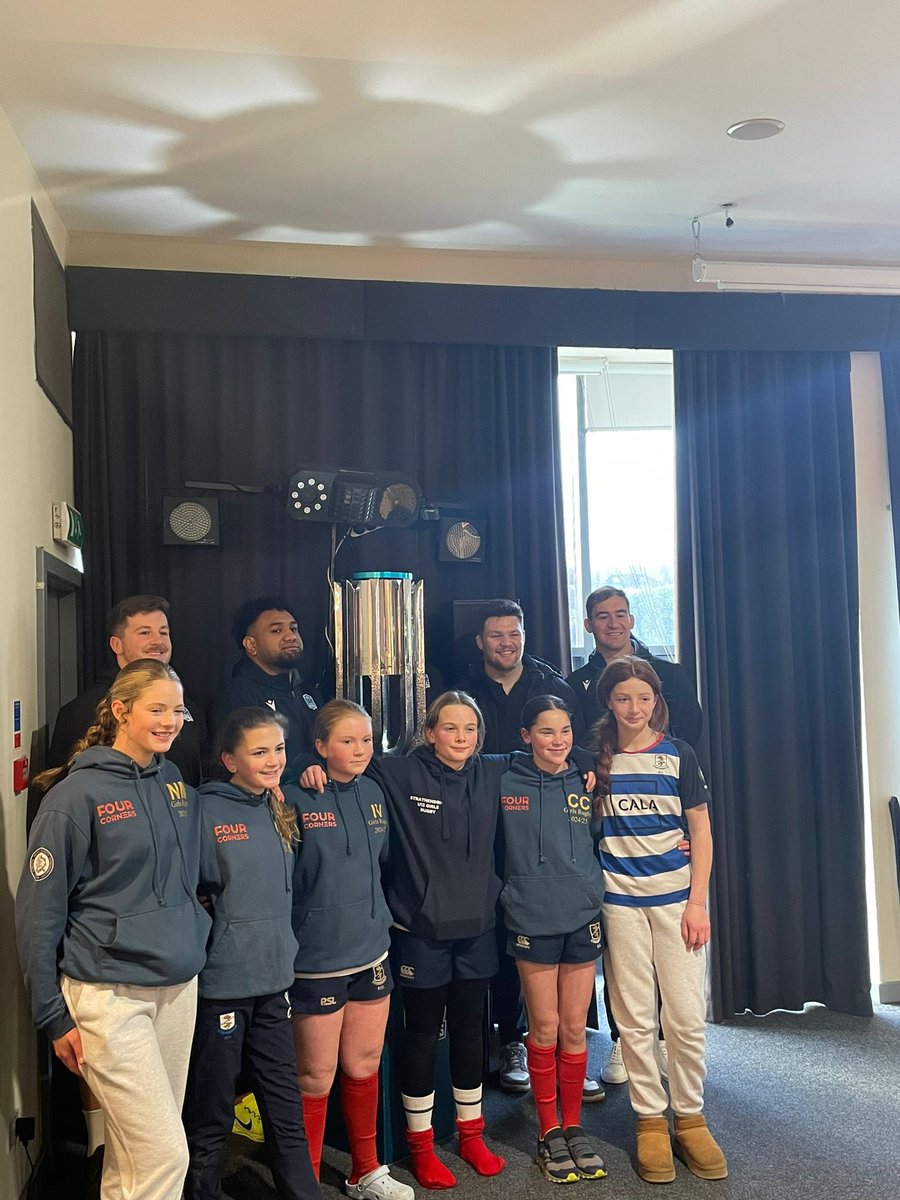 GlasgowWarriors's tweet image. Big shout out to @GHArugby hosting Royal High, in their own mini 1872 Cup match. 

Great to see the @URCOfficial trophy put too!