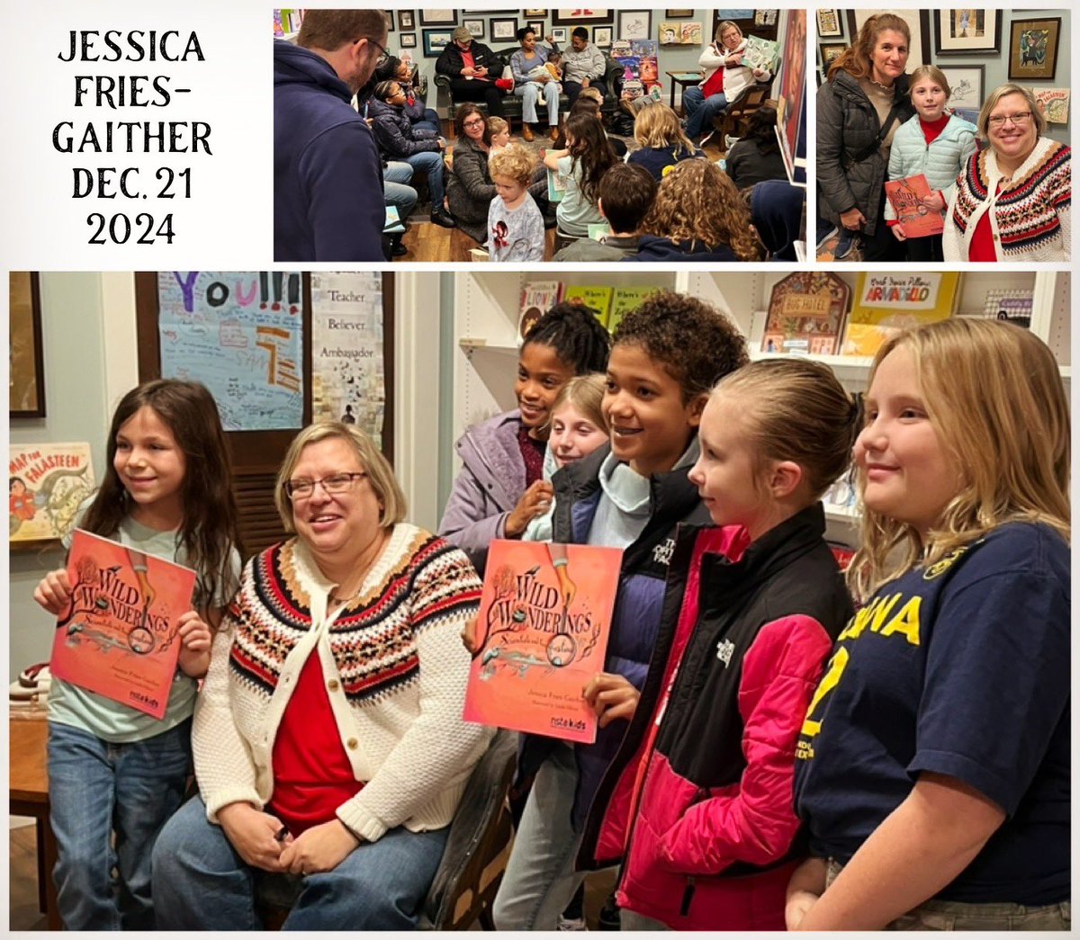 Thank you author Jessica Fries-Gaither and all the families &amp; friends that made Saturday’s event so fantastic! We loved seeing Ms. FG share her love &amp; wonder of science with so many.