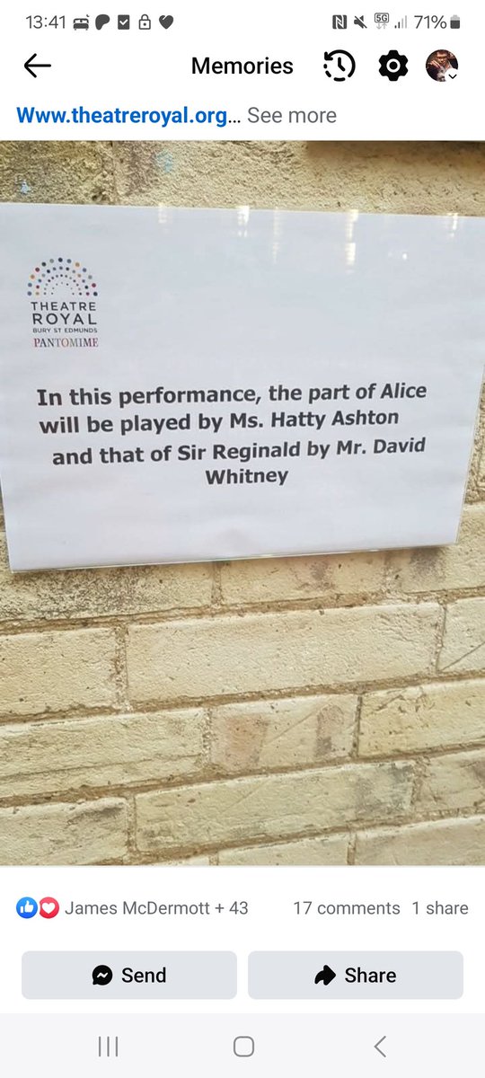 David Whitney π (@davidwhitney90) on Twitter photo 7 years ago today i had to go on <a href="/TheatreRoyalBSE/">Theatre Royal Bury St Edmunds</a> panto with <a href="/HarrietAshton1/">Hatty Ashton</a> ! It was a mad but fun week being booed! 7 years ago today i had to go on <a href="/TheatreRoyalBSE/">Theatre Royal Bury St Edmunds</a> panto with <a href="/HarrietAshton1/">Hatty Ashton</a> ! It was a mad but fun week being booed!