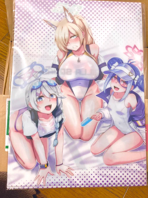 クリアファイル届きました!コミケに持って行きます! 