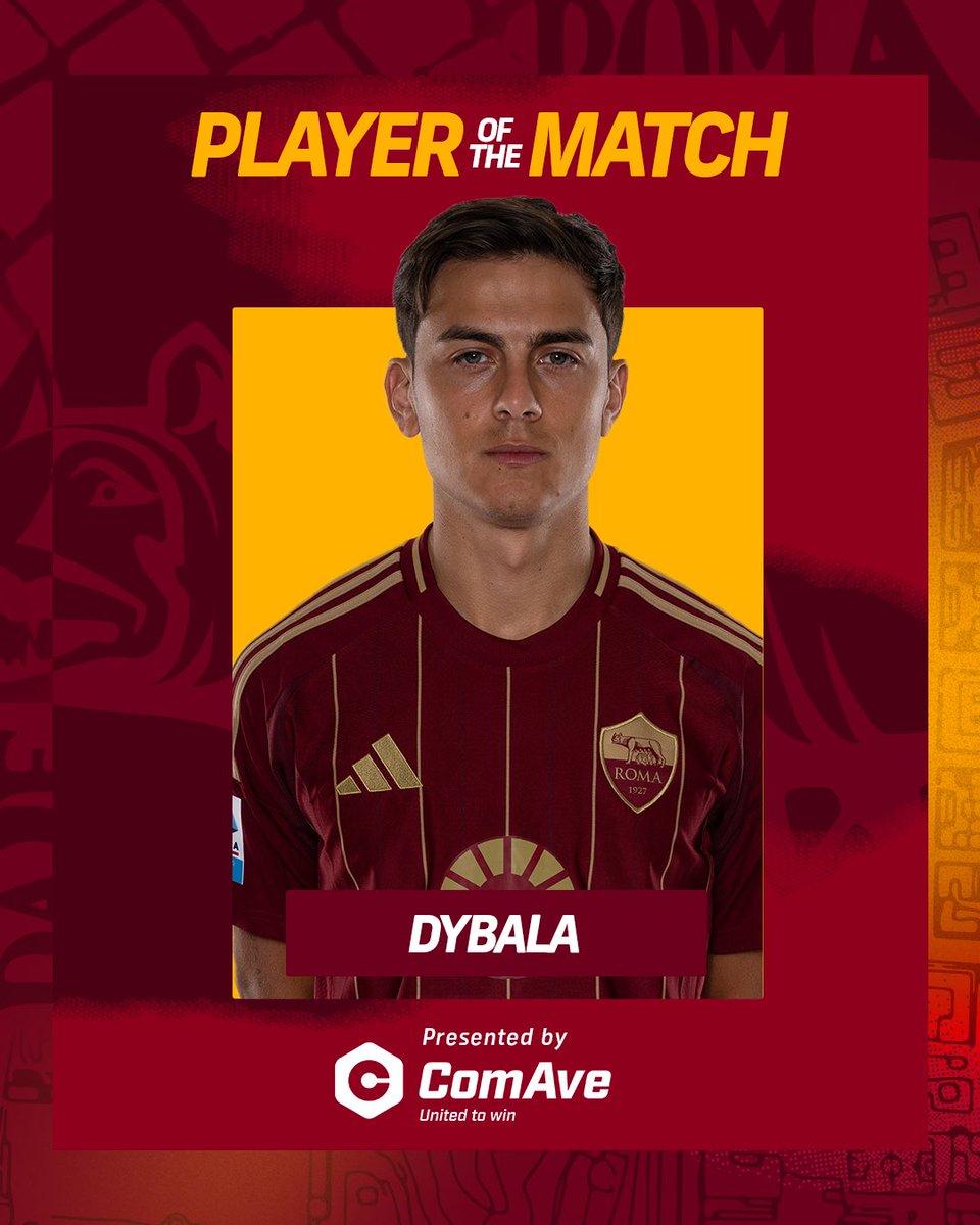 ASRomaEN's tweet photo. 🗳️ | Retweet this if Paulo Dybala was your Player of the Match against Parma! 🐺

Presented by 
@ComAve_Official

#ASRoma | #RomaParma https://t.co/C7jCF6eLtB