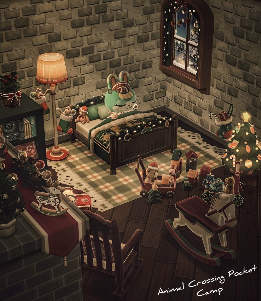 luna_luna_acpc's tweet photo. サンタさんまだかなぁ…🎅🏻𓈒 𓂂𓏸
 #ポケ森 #ポケ森レイアウト #acpc 
 #ACPCgallery  #acpcc https://t.co/TywQyZJHxi
