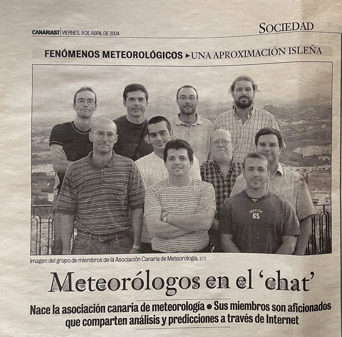 Haciendo limpia en casa me he encontrado éste recorte de periódico.  El artículo es de Abril de 2004, hace 20 años. Al menos el papel ha aguantado el paso del tiempo…. Felices Fiestas !!