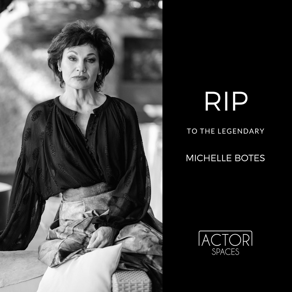 KensiNobanda's tweet photo. An incredible actress.
#RIPMichelleBotes https://t.co/OwEAJE9oNH