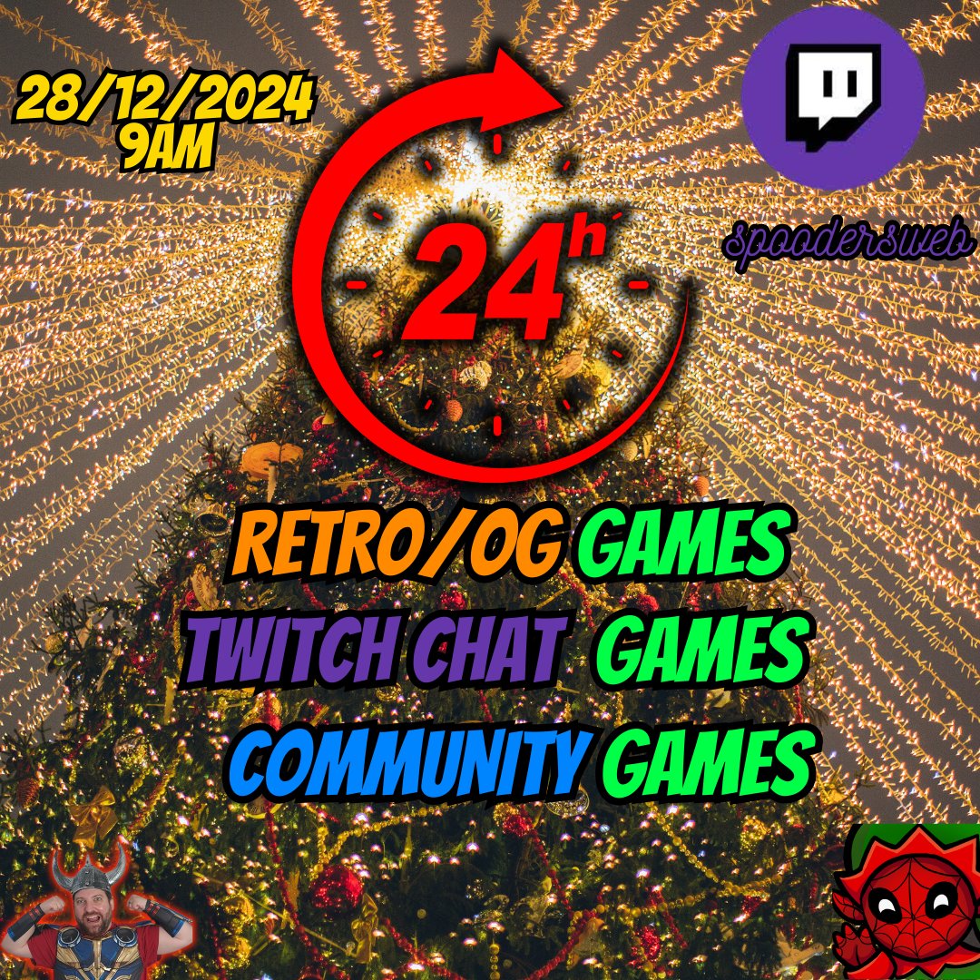 spoodersweb's tweet photo. ❤️❤️For anyone wanting to keep the holiday vibes going, I will be live for a whopping 24 hours 28.12.2024 ❤️❤️ https://t.co/ON8hkeqVGX