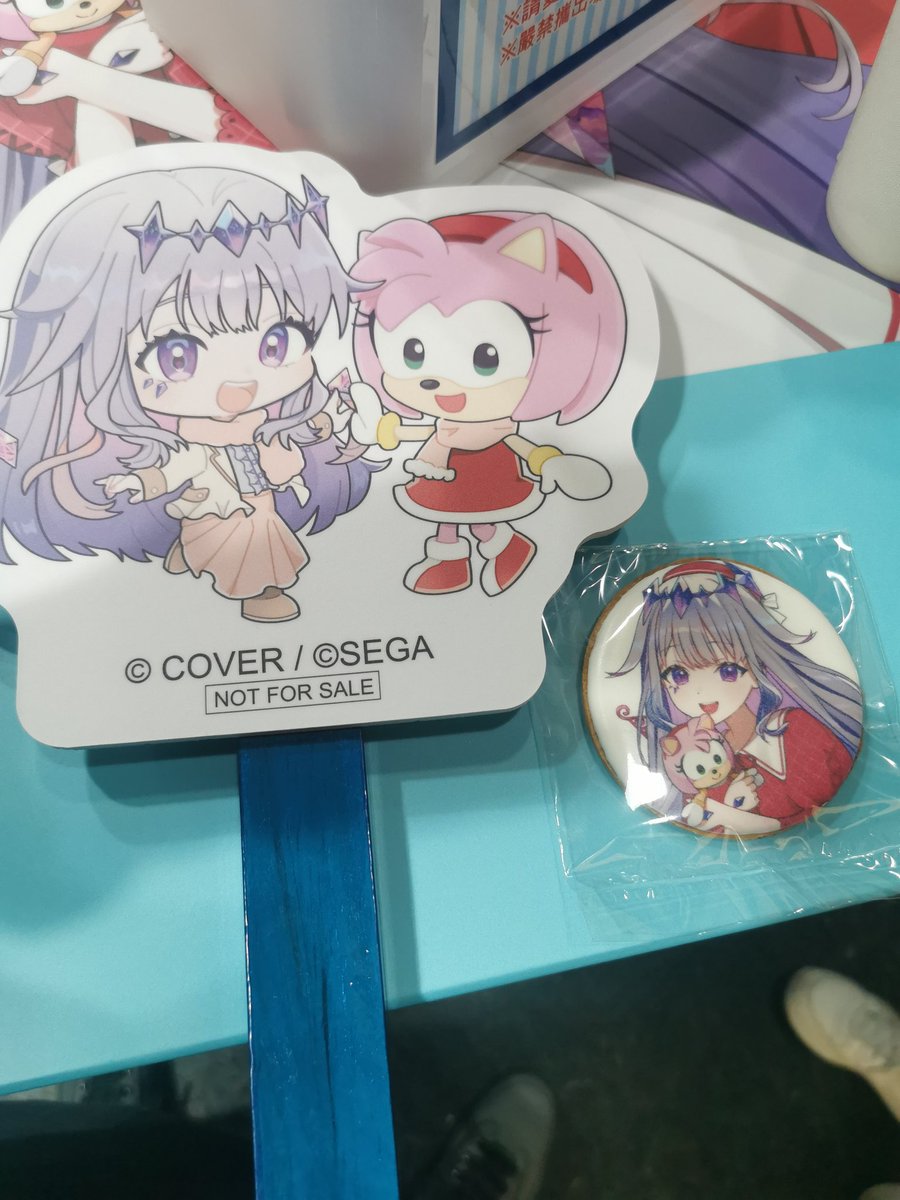 HeheKnight372's tweet photo. Just went to AnimateCafeTaipei X Hololive&amp;Sonic Collab Cafe, Got Bunch of Biboo Merch.

P.S Biboo So Short
#LMOAI https://t.co/uogRNHMMAe