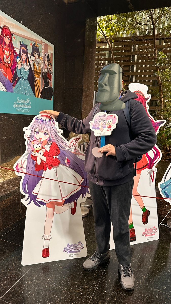 HeheKnight372's tweet photo. Just went to AnimateCafeTaipei X Hololive&amp;Sonic Collab Cafe, Got Bunch of Biboo Merch.

P.S Biboo So Short
#LMOAI https://t.co/uogRNHMMAe