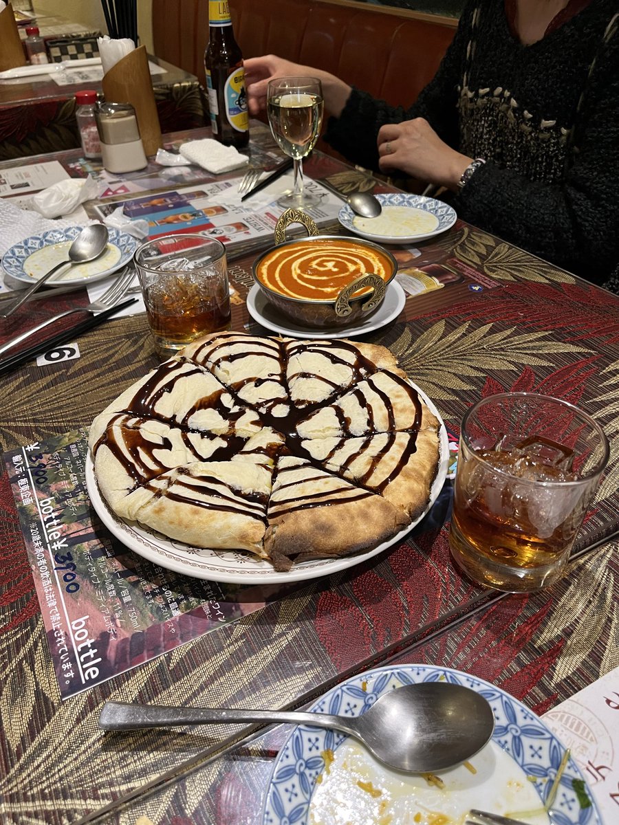 ogiryu's tweet photo. I found out that the sweet naan goes well with rum last time..!!
I'll definitely go again!
#SalamNamaste https://t.co/IGJSIFXwdR