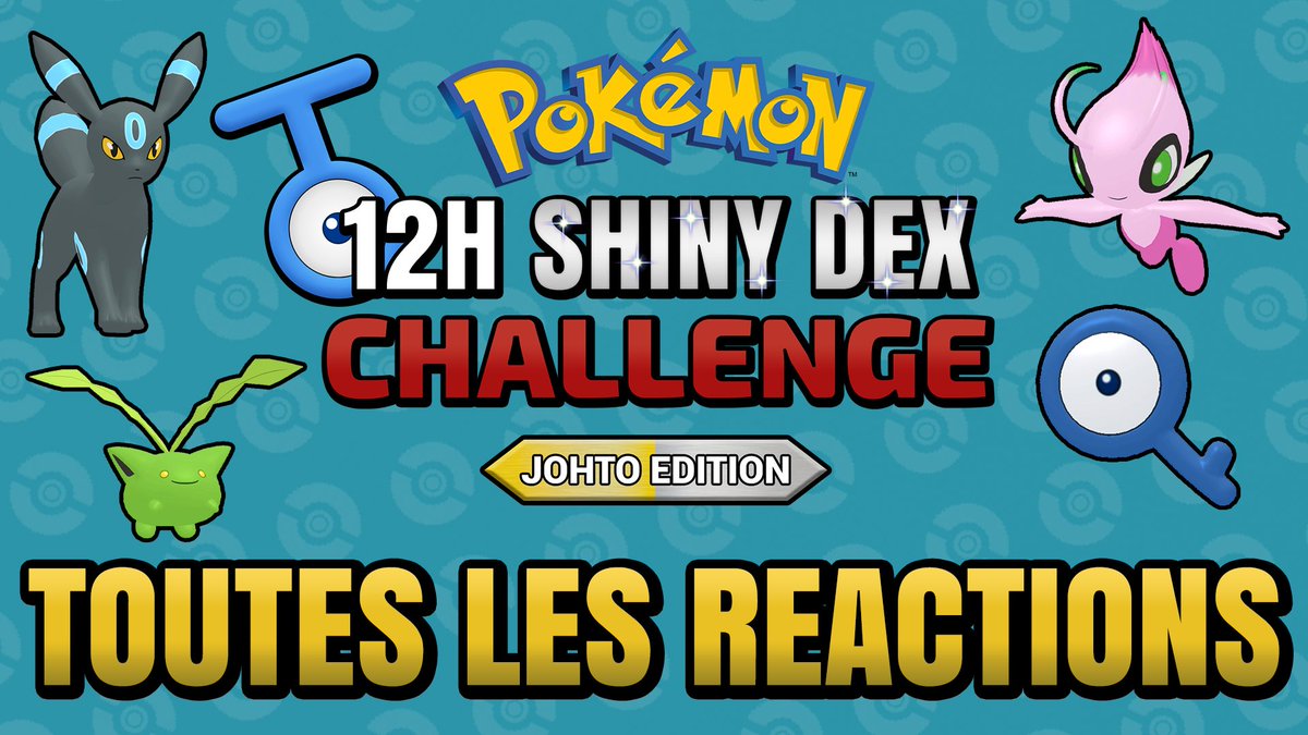 MERCI À TOUS d'avoir suivi cette 2e édition du #ShinyDexChallenge : Johto !
Un énorme merci également à tous les participants d'avoir remis le couvert, c'était un bonheur.🧡

Comme pour la 1ère édition, une compilation des clips est dispo dès maintenant sur YouTube !

⬇⬇⬇