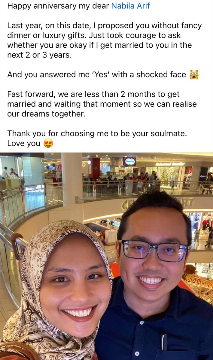 HannZiq's tweet photo. Today, 6 years ago I made decision to confess to someone who comfort me from heartbreaking situation and accepted me for who I am.

And then I left to Bali. Luckily, she accepted and now, my becoming my beloved wife and mother to my kid 😉❤️ 

Time flies so fast..#22Dec https://t.co/LonHmIV2BQ