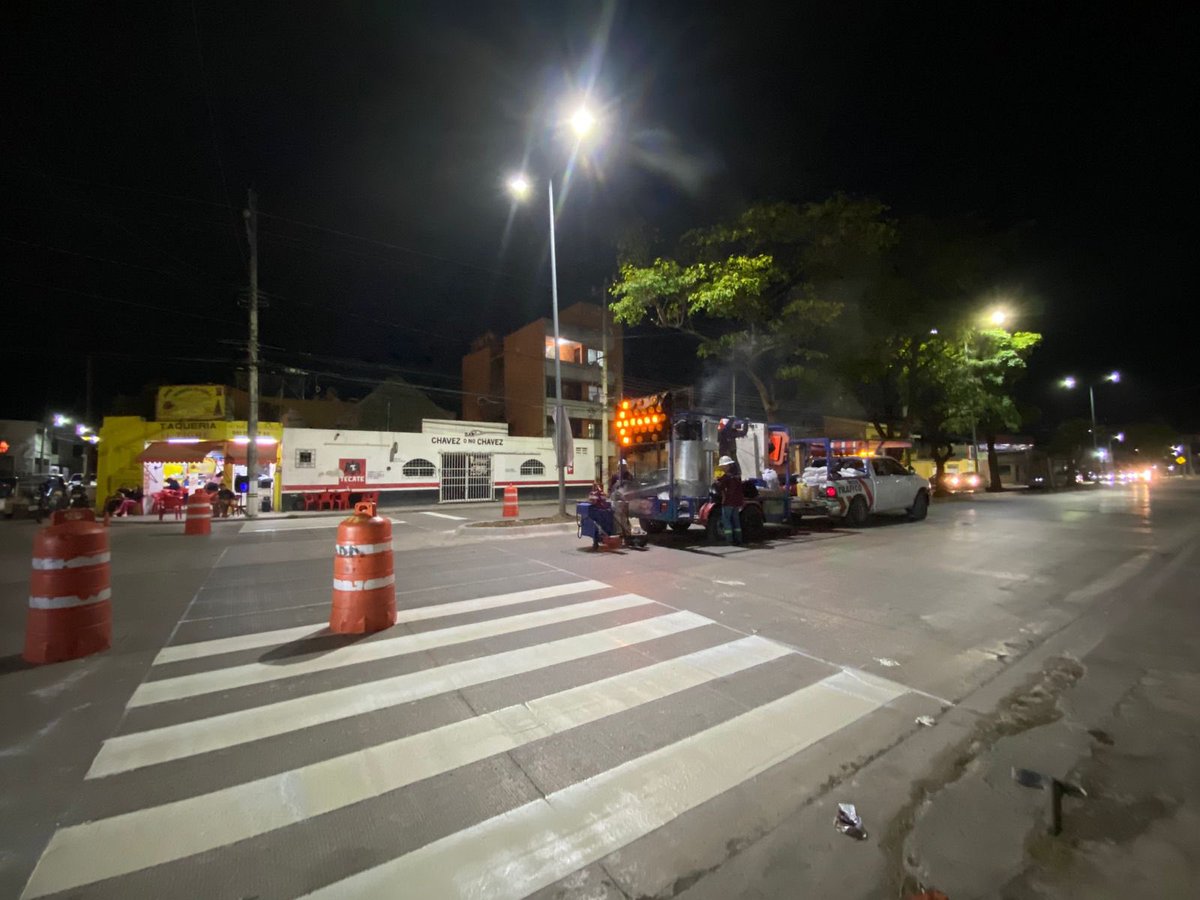 Ya iniciamos el balizamiento de la red troncal de Ko’ox!