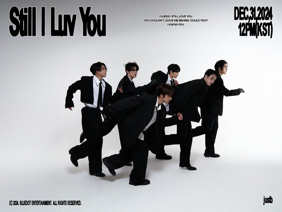 JUSTB_Official's tweet photo. JUST B Digital Single [Still I Luv You]

CONCEPT PHOTO

🖤2024.12.31 12PM (KST)

#JUSTB #저스트비
#StillILuvYou #스아럽 #2024_12_31_12pm https://t.co/KtPhcvSkzL
