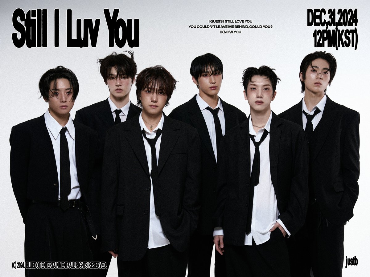 JUSTB_Official's tweet photo. JUST B Digital Single [Still I Luv You]

CONCEPT PHOTO

🖤2024.12.31 12PM (KST)

#JUSTB #저스트비
#StillILuvYou #스아럽 #2024_12_31_12pm https://t.co/KtPhcvSkzL
