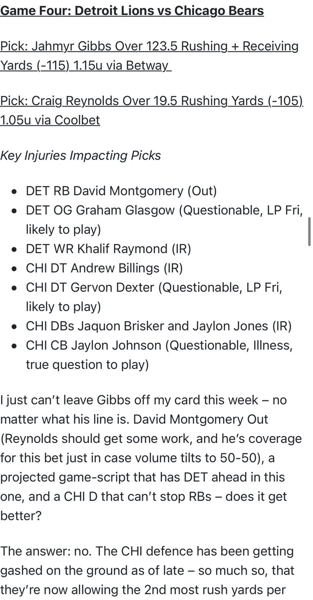 PlusMoneyPost's tweet photo. #NFL Week 16 Sunday Slate Best Bets - Top Player Props for Every Game on the Sunday Slate 🏈🔥

20 Prop Overs - with full analysis and in-depth breakdowns for each and every pick - all free at the link 📊✍️⬇️

https://t.co/e4wF3S33YN

Went 3-2 yesterday - looking for another profitable day with a ton of fun mixed in as we enjoy some great football 🎯✅

Good luck everyone and let’s get it 💰

#GamblingX #PlayerProps #PlayerPropBets #nflbetting