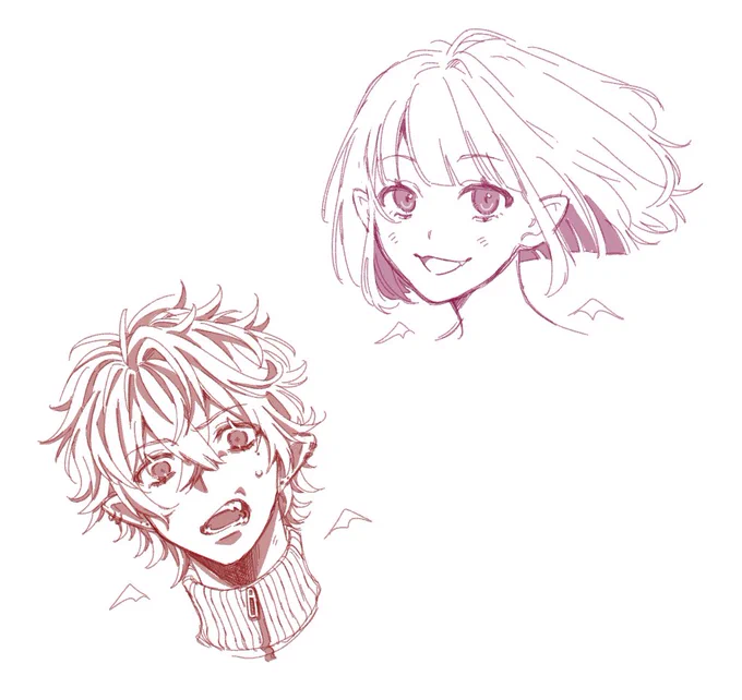 描きやすい2人 