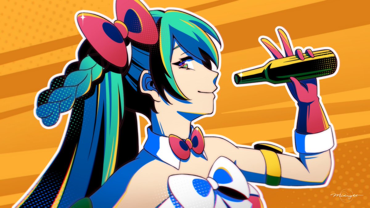 My gift to <a href="/bendaydraws/">Benny</a> for the <a href="/_AMAAOfficial_/">Anime Manga Artists Australia</a> 2024 Secret Santa Gift Exchange Event!

#hatsunemiku