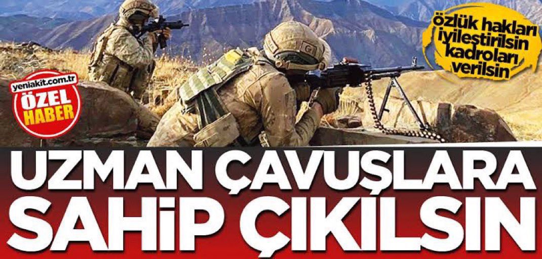 alitilkici38's tweet photo. Kahraman #UzmanÇavuş’lar amirin 2 dudağının arasında sözleşme fesihi yapılıyor.
Hayatının 30 yılını suriyede K.ırakta operasyonlarda geçirse Amir yararlanamıyorum  dediği anda veya hastalandığında veya spor testini geçemediğinde geçmişteki kahramanlıklarına bakılmaksızın sözleşmesi fesih ediliyor meslekten atılıyor
Emekli #UzmanÇavuş açlık sınırında maaş alıyor.Hiçbir tazminat almıyor. 
Duymuyor görmüyor ses vermiyorsunuz.
Silahlı Kuvvetlerin en fazla şehit gazi olan camiasına revamı bu.
Neden sahip çıkmıyorsunuz.
Bundan daha önemli bu ülkede ne olabilir.
@TBMMresmi @TBMMGenelKurulu
@tcsavunma @TC_icisleri 

https://t.co/8xQ8o4D8la