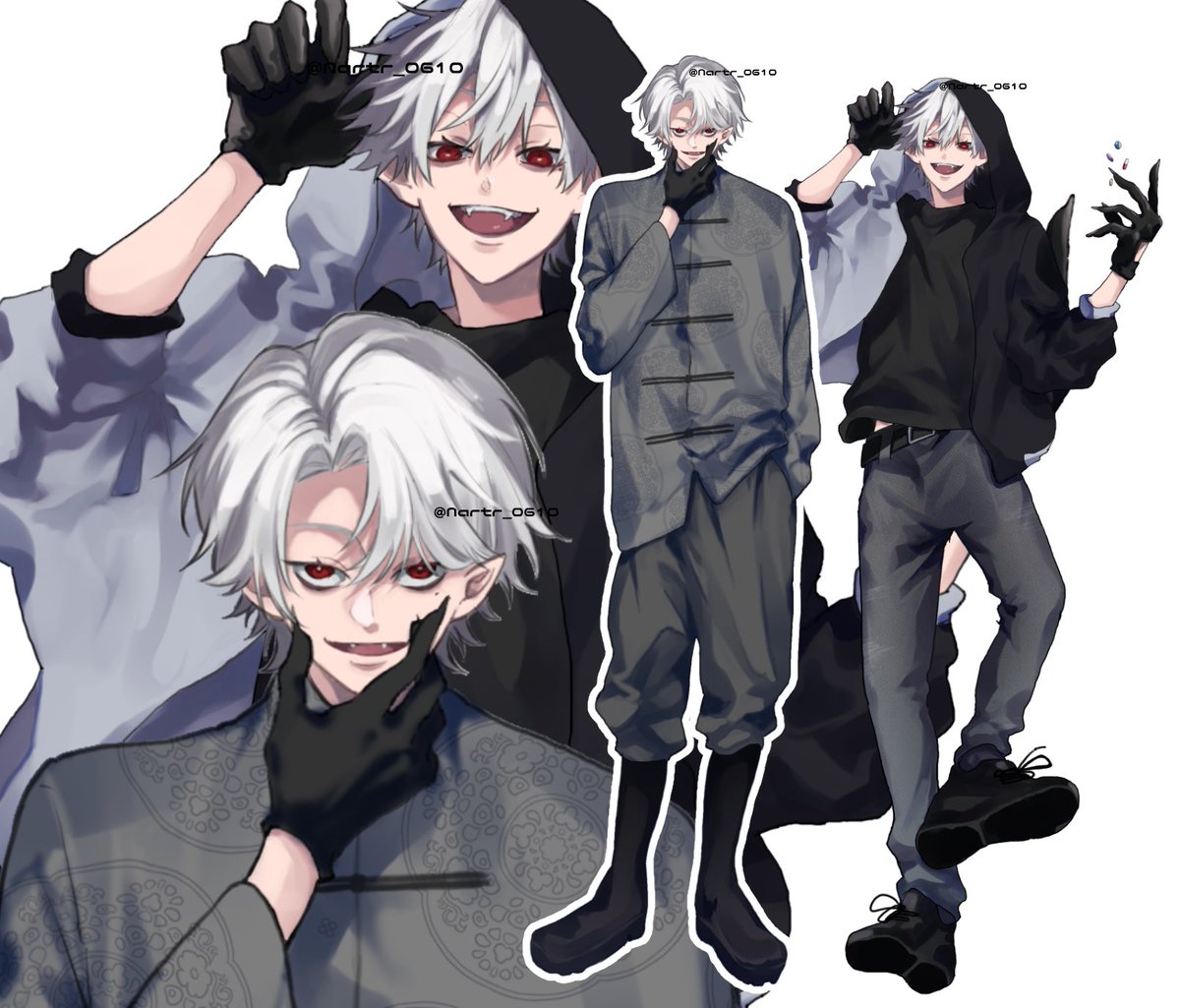 「こちらのサイコ〜企画にとの立ち絵で参加させていただきました!めっちゃ見てください」|成太郎のイラスト