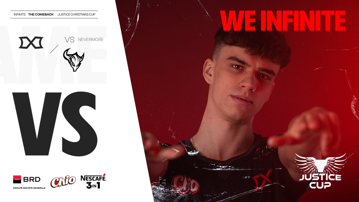 Infinite Gaming (@infiniteggro) on Twitter photo As the first match in <a href="/justice_cup/">Justice Cup 🏆</a>, we will play against #NEVERMORE 🔥
⏰ 18:00
📺 youtu.be/ehKusUscEmE
hoping for the best 🤞🏻
#WeINFINITE As the first match in <a href="/justice_cup/">Justice Cup 🏆</a>, we will play against #NEVERMORE 🔥
⏰ 18:00
📺 youtu.be/ehKusUscEmE
hoping for the best 🤞🏻
#WeINFINITE