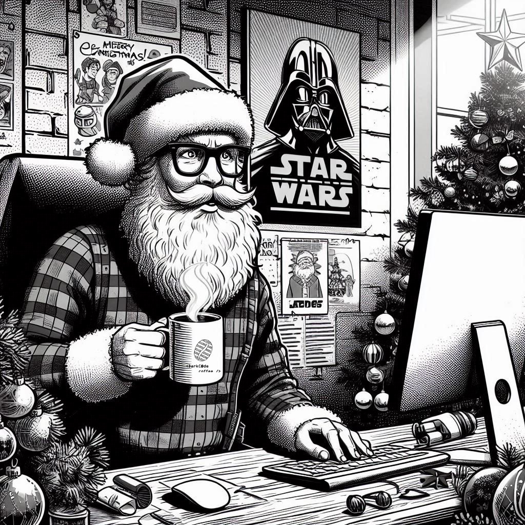 DarkCodeCoffee's tweet photo. Merry Christmas, techies! When Santa skips the RAM upgrade, upgrade your energy with DarkCode Coffee. Enjoy your day, or your code.
#MerryChristmas #DarkCodeCoffee #Christmas #christmas2024 #christmastime #coffee #coffeetime #coffeeholic #coffeelover #coffeebreak #coffeelovers https://t.co/lboS2VswIz