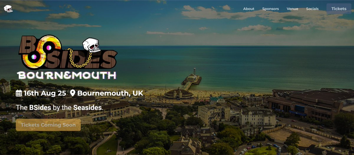 BSides Bournemouth (@bsidesbournemth) on Twitter photo π΄ββ οΈ Ahoy, Cyber Explorers! π΄ββ οΈ
Weβve got exciting news: the official BSides Bournemouth website is LIVE! π
Get ready to dive into all the details for BSides Bournemouth 2025, happening:
ποΈ Date: 16th August 2025
π Venue: Royal Bath Hotel, Bournemouth
bsides-bournemouth.org π΄ββ οΈ Ahoy, Cyber Explorers! π΄ββ οΈ
Weβve got exciting news: the official BSides Bournemouth website is LIVE! π
Get ready to dive into all the details for BSides Bournemouth 2025, happening:
ποΈ Date: 16th August 2025
π Venue: Royal Bath Hotel, Bournemouth
bsides-bournemouth.org