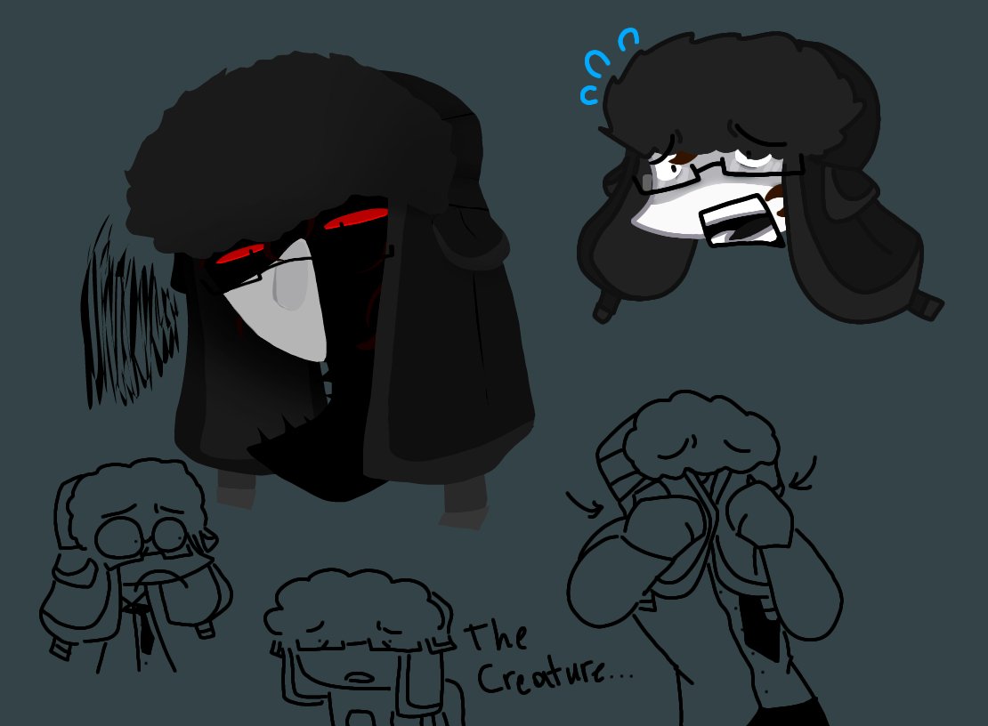 SpadeChecker2's tweet image. Doodles of my roblox sona💥💥💥