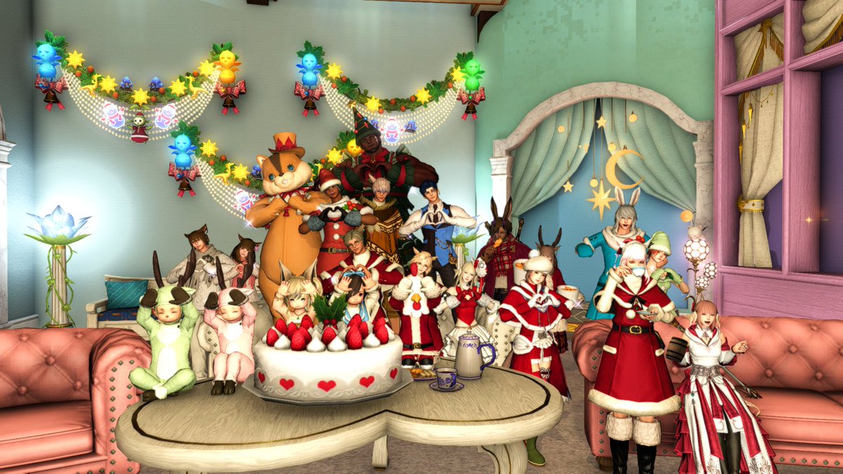 ff14Foglia's tweet photo. CWLSのクリスマスイベントへ参加しました♪
ビンゴ大会で、最弱四天王になってしまいましたが、マウントをもらってラッキーでした。
企画の皆さん、ありがとうございました😃
#PairRing https://t.co/yJINIeJKmb