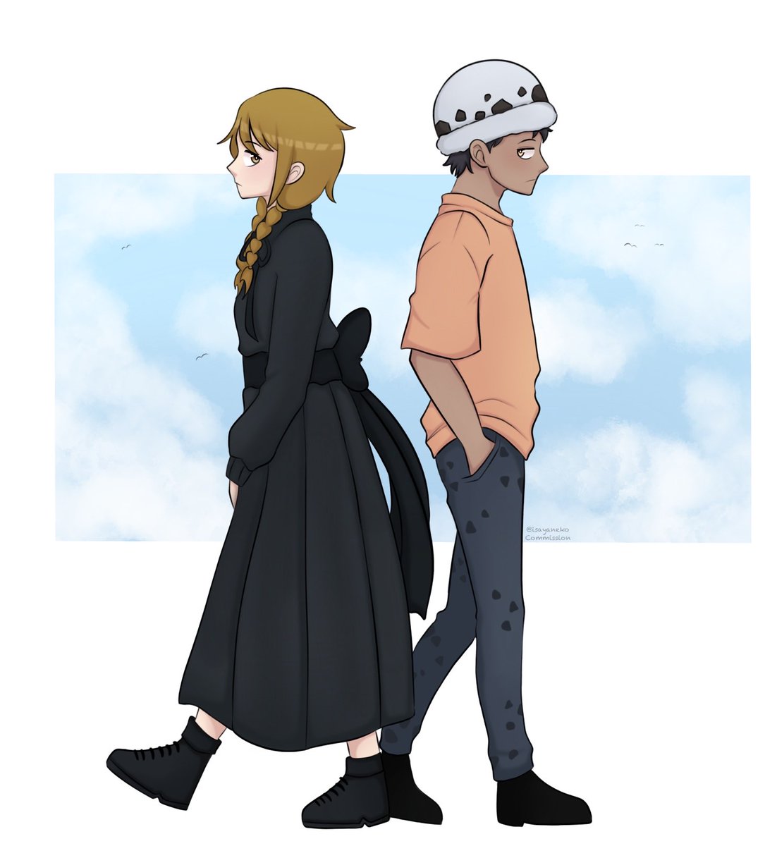 IsayaNee1's tweet photo. Done with a commission for @Aurora08032704 

🙇💞

#onepiece #onepieceoc #oc #onepiecelaw #trafalgarlaw #commission https://t.co/OCDyALuEpa