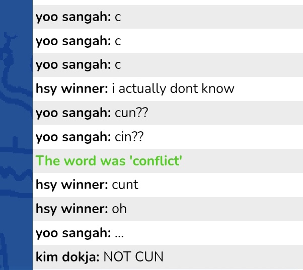 skribbl thread. i won twice btw