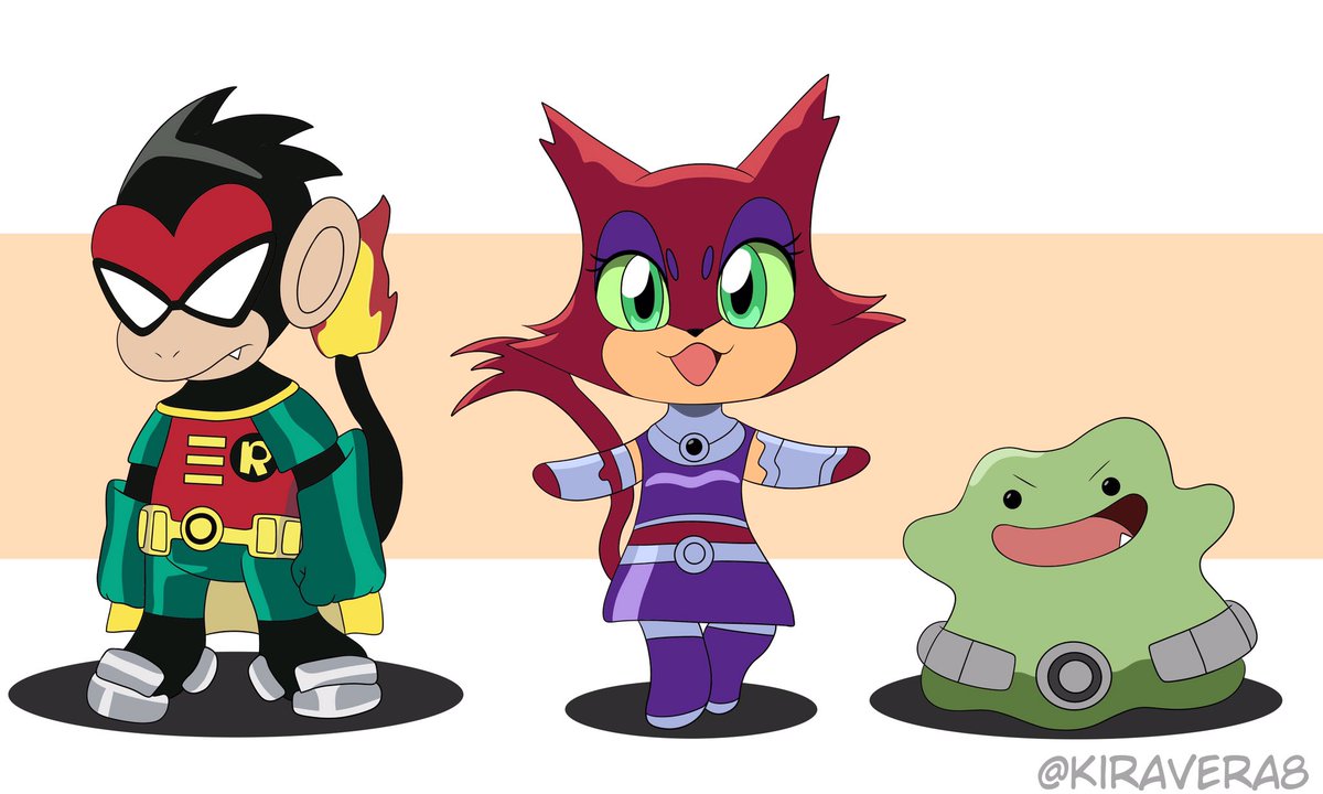 Teen Titans x Pokemon!, image size:1200x720
