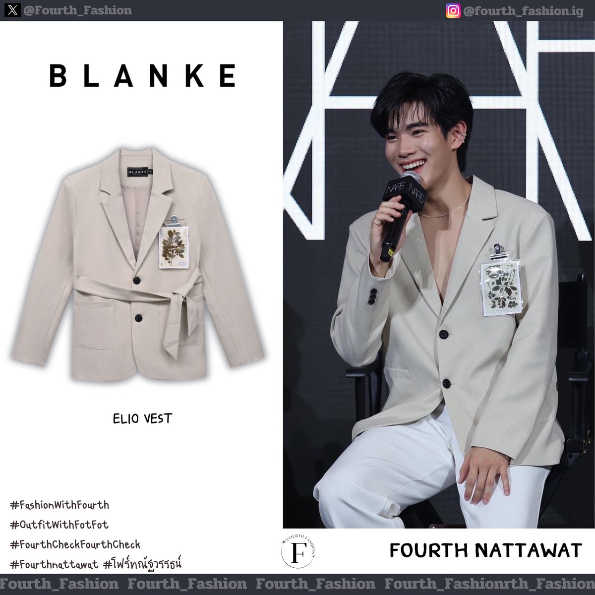 Fourth_Fashion's tweet image. —— #FashionWithFourth 🌻

 ❣︎ ⋆｡˚ FOURTH x BLANKE ˚ ｡⋆ ❣︎

#BLANKE #BLANKESPACE #BLANKESPACEBKK 
@tawattannn
#FourthCheckFourthCheck
#Fourthnattawat #โฟร์ทณัฐวรรธน์