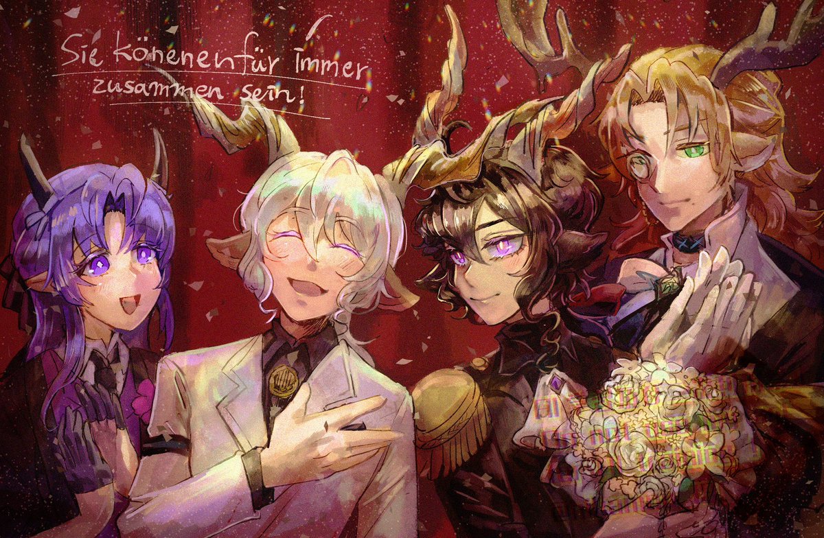 塵影の記録復元実装&amp;もうすぐグロ版2周年記念
4人が揃って塵影だよ