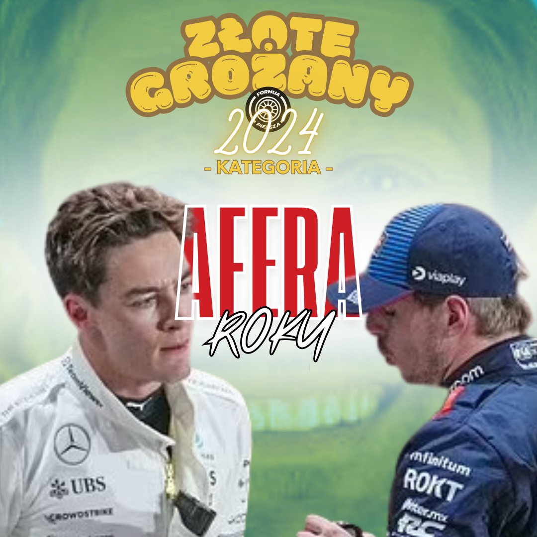 FormuaPiersza's tweet photo. 🏆#ZŁOTEGROŻANY 2024🏆 Kategoria #8: AFERA ROKU

HornerGate?
Max vs Russell?
Zakaz wulgaryzmów?

Było tego sporo. Na pewno przypomnicie sobie jakąś mocną aferę 🧐 Napiszcie, co jeszcze powinniśmy uwzględnić! 👇

🎅 Po Świętach: nominacje i WYNIKI!
#F1 #F1PL #Formula1 #ElevenF1 https://t.co/AU72RMuGA8